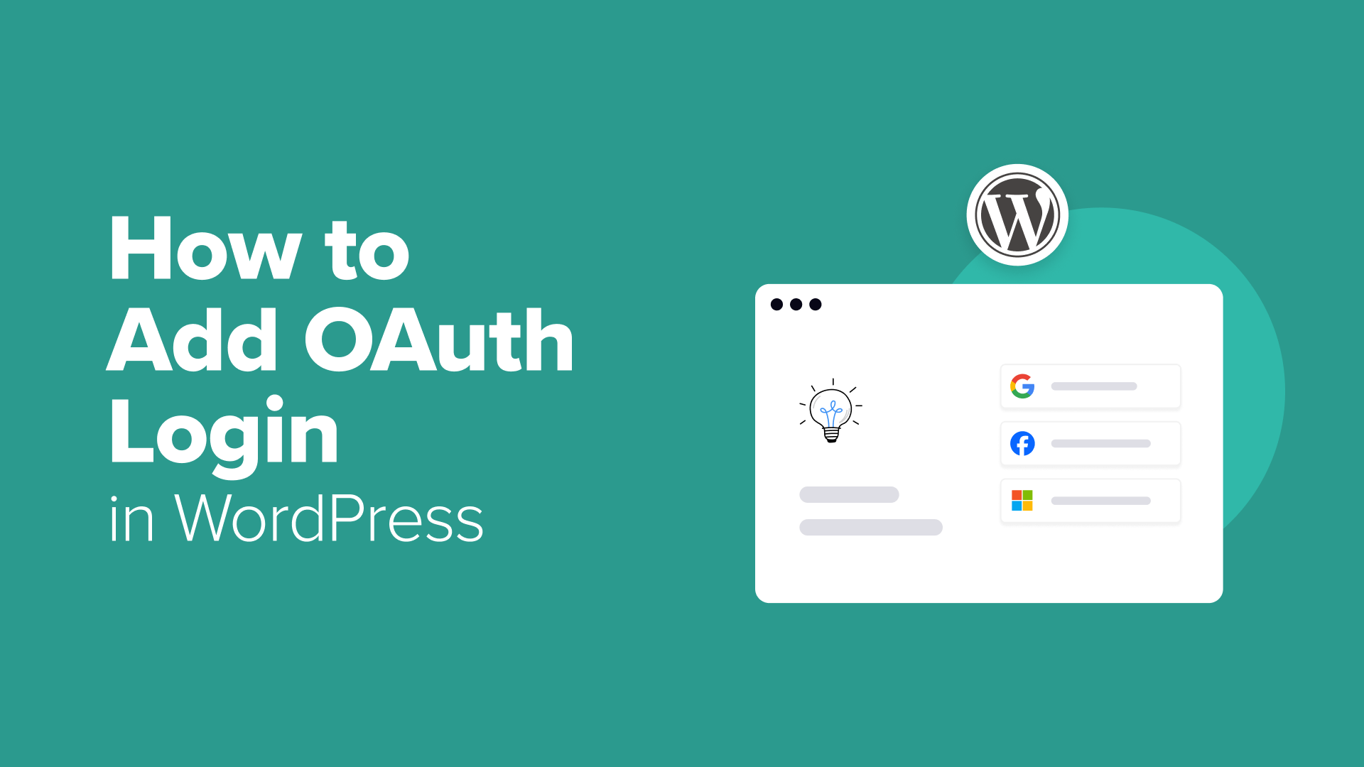 Implementing OAuth Social Login in WordPress: A Comprehensive Guide