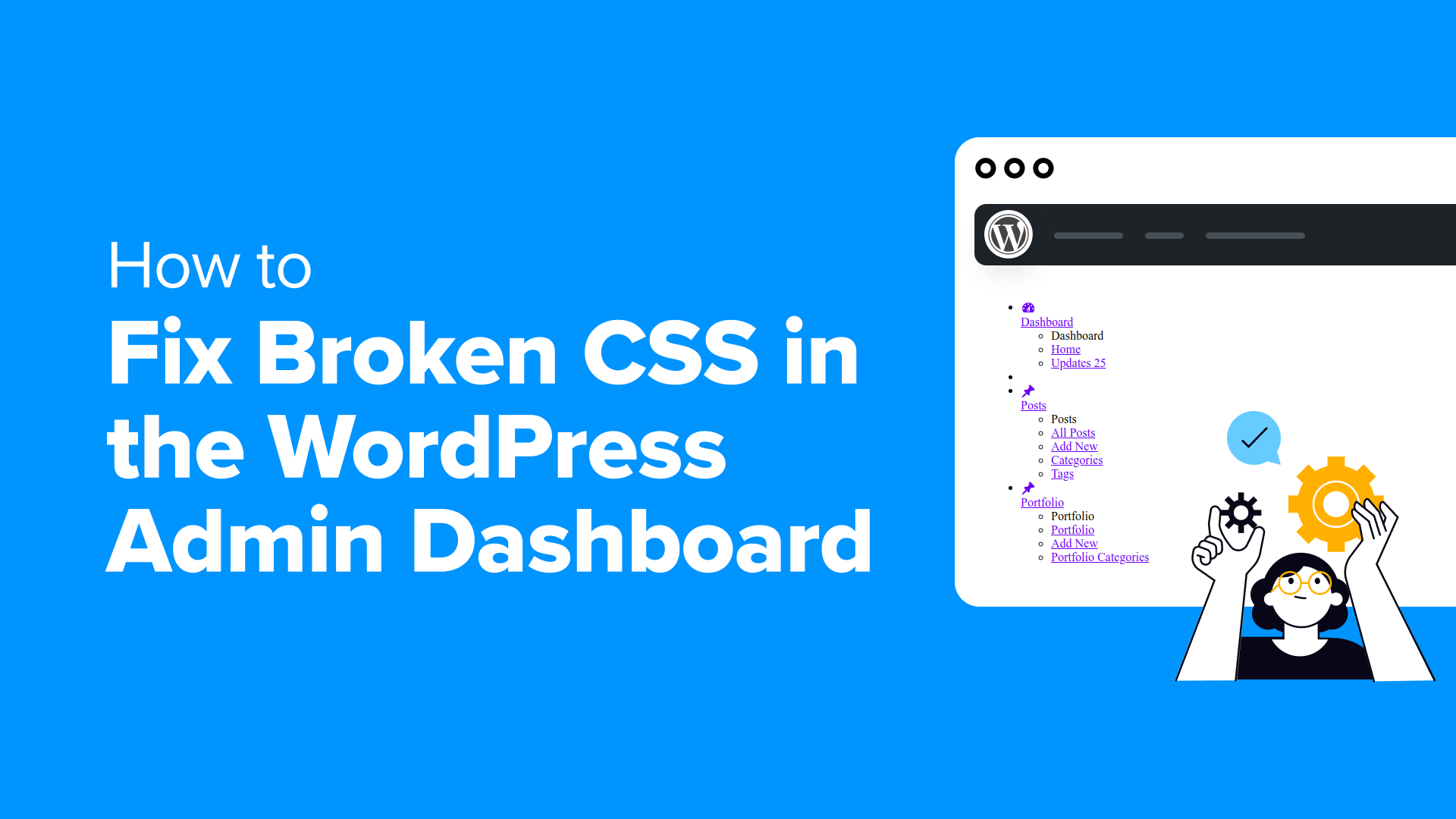 Resolving CSS Issues in the WordPress Admin Interface